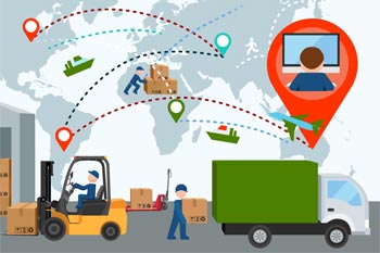 Warentransport im Supply Chain Management